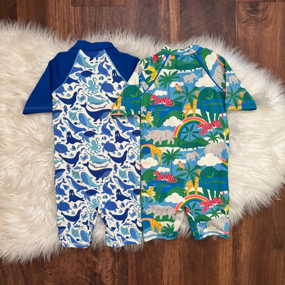 Baby Boden Bundle of 2 Surf Suit Size 6-9 Months - Picture 2 of 5